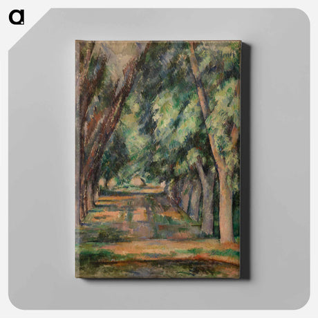 アートパネル-The Allée of Chestnut Trees at the Jas de Bouffan
 - バーンズ・コレクション Canvas.