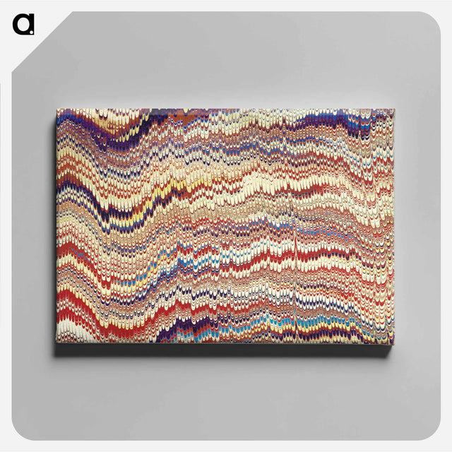 アートパネル-Remixed Glitch Pattern
 - 大英図書館 Canvas.