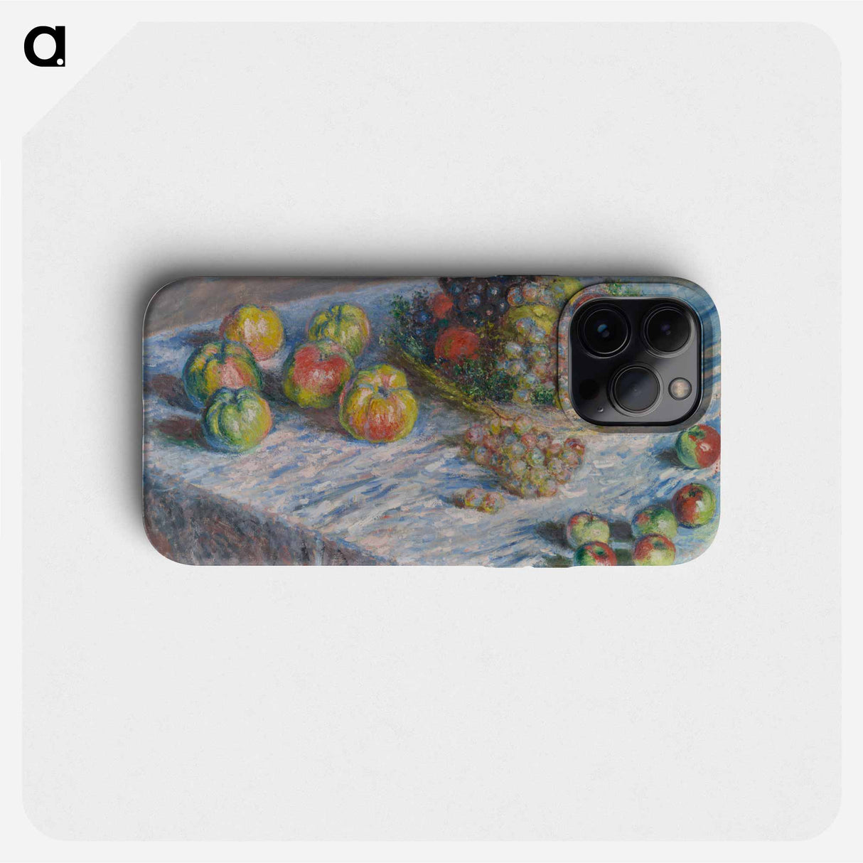 Apples and Grapes - Claude Monet Phone Case.