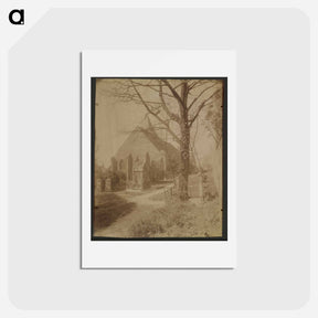 アートポストカード-Eglise de Charonne
 - ウジェーヌ アジェ Postcard.