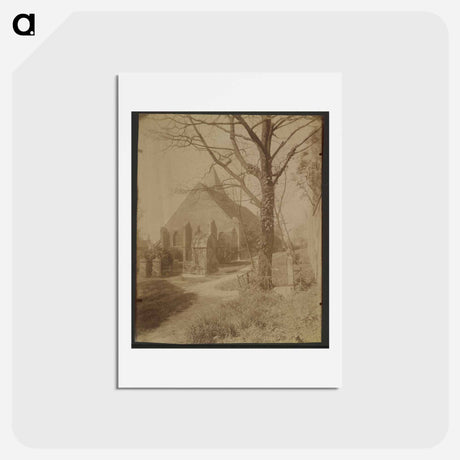 アートポストカード-Eglise de Charonne
 - ウジェーヌ アジェ Postcard.