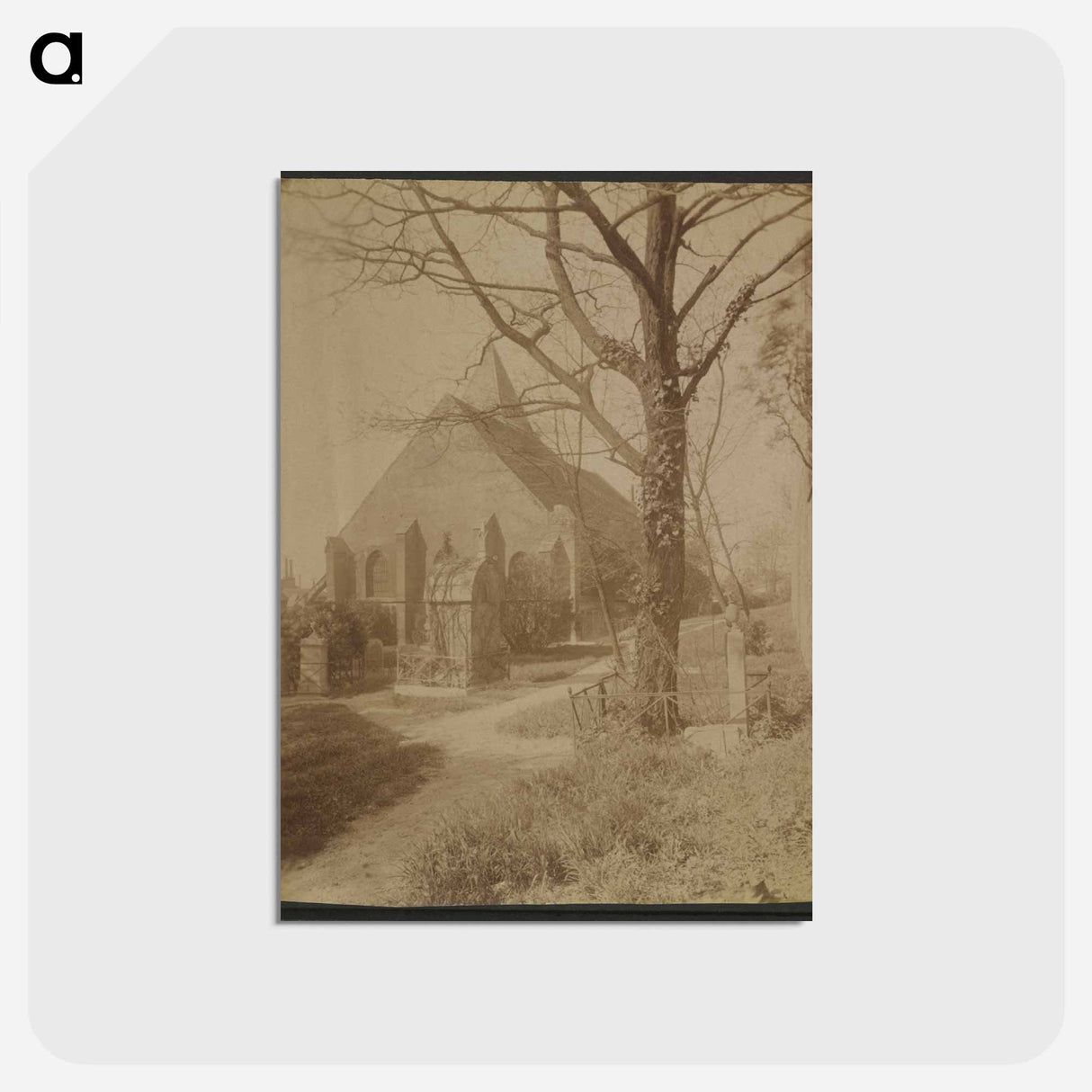 アートポストカード-Eglise de Charonne
 - ウジェーヌ アジェ Postcard.