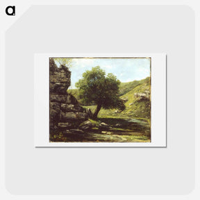 アートポストカード-Landscape - ギュスターヴ クールベ Postcard.