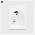 アートポストカード-Yahne and Antoine, in L’Age Difficile - アンリ ド トゥールーズ ロートレック Postcard.