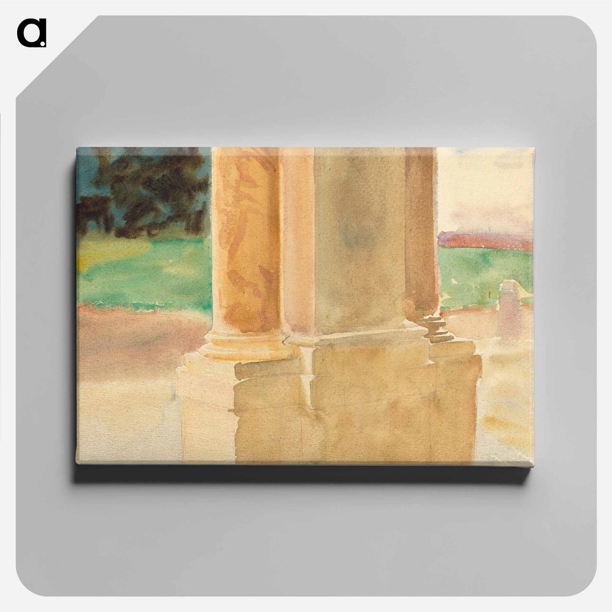 Frascati, Architectural Study - John Singer Sargent Canvas.
