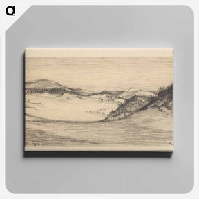 アートパネル-Duinlandschap bij Groet - ユリー デ フラーハ Canvas.