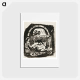 アートポストカード-Te atua (The God) - ポール ゴーギャン Postcard.