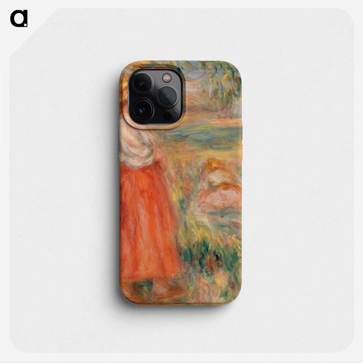 Women in the Fields - Pierre Auguste Renoir Phone Case.