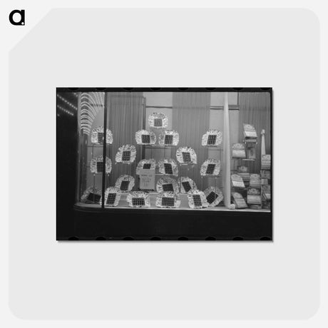 アートポストカード-Drug Store Window
 - ラッセル リー Postcard.