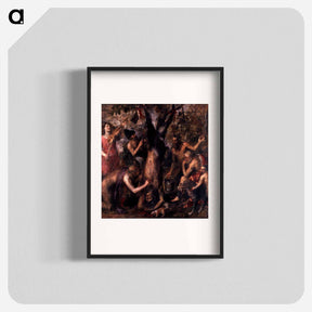 アートポスター-The Flaying of Marsyas - ティツィアーノ ヴェチェッリオ Poster.