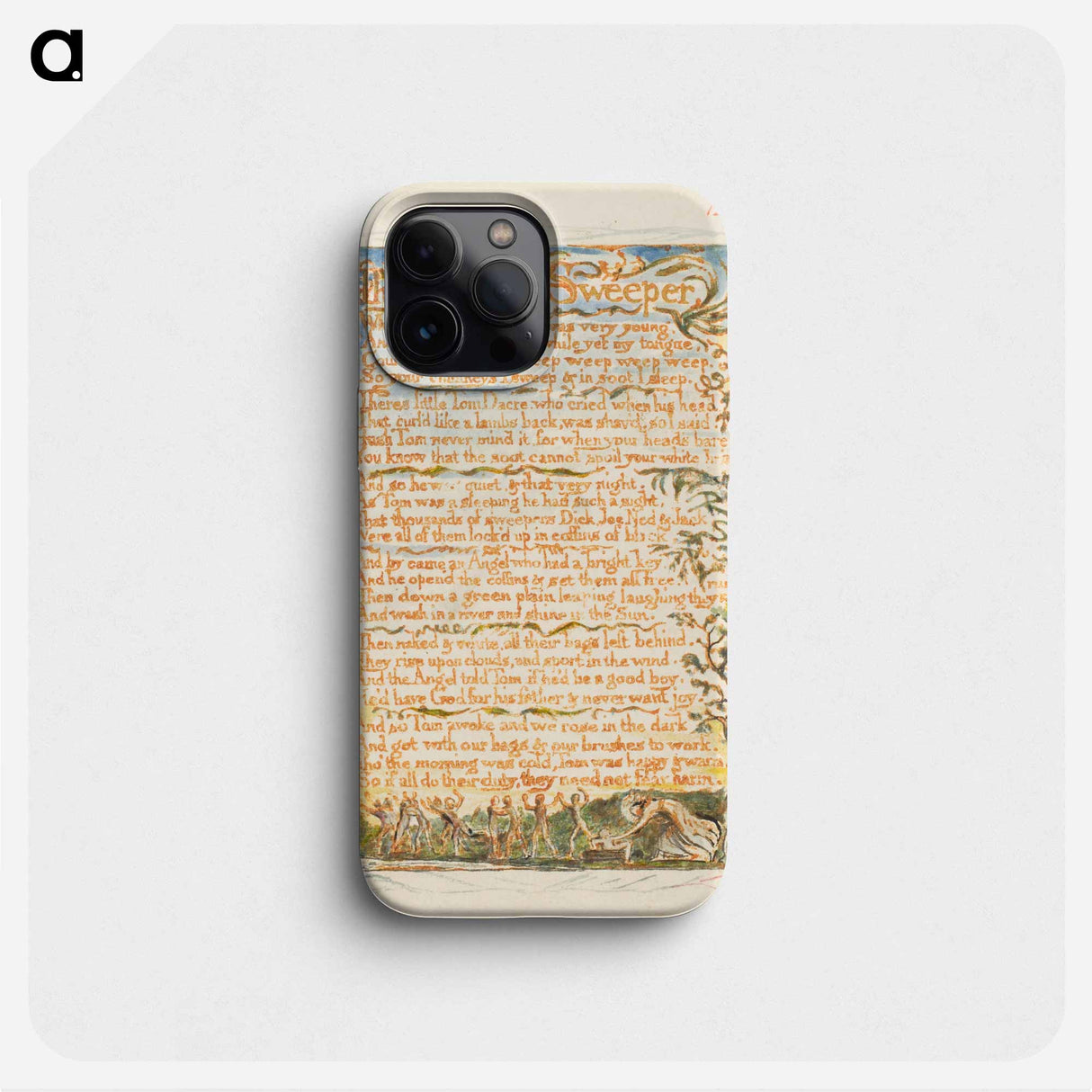 Songs of Innocence and of Experience: The Chimney Sweeper - ウィリアム ブレイク Phone Case.