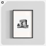 アートポスター-Arc de Triomphe from Paris-Neuf, Or Dream And Reality
 - 大英図書館 Poster.