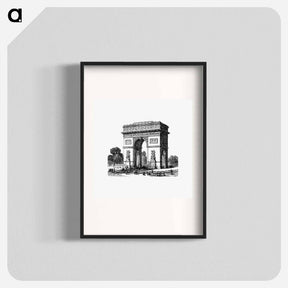 アートポスター-Arc de Triomphe from Paris-Neuf, Or Dream And Reality
 - 大英図書館 Poster.