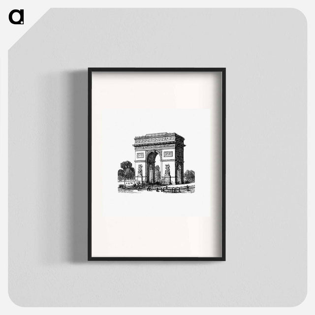 アートポスター-Arc de Triomphe from Paris-Neuf, Or Dream And Reality
 - 大英図書館 Poster.