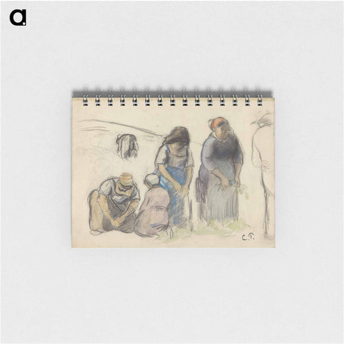 Pea Harvesters - Camille Pissarro Memo.