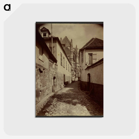 アートポストカード-Beauvais, Rue Feutrier
 - ウジェーヌ アジェ Postcard.