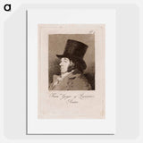 Los Caprichos - フランシスコ デ ゴヤ Poster.