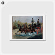アートポストカード-Nice souvenir of the promenade des Anglais - アンリ ド トゥールーズ ロートレック Postcard.