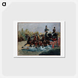 アートポストカード-Nice souvenir of the promenade des Anglais - アンリ ド トゥールーズ ロートレック Postcard.