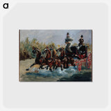 アートポストカード-Nice souvenir of the promenade des Anglais - アンリ ド トゥールーズ ロートレック Postcard.