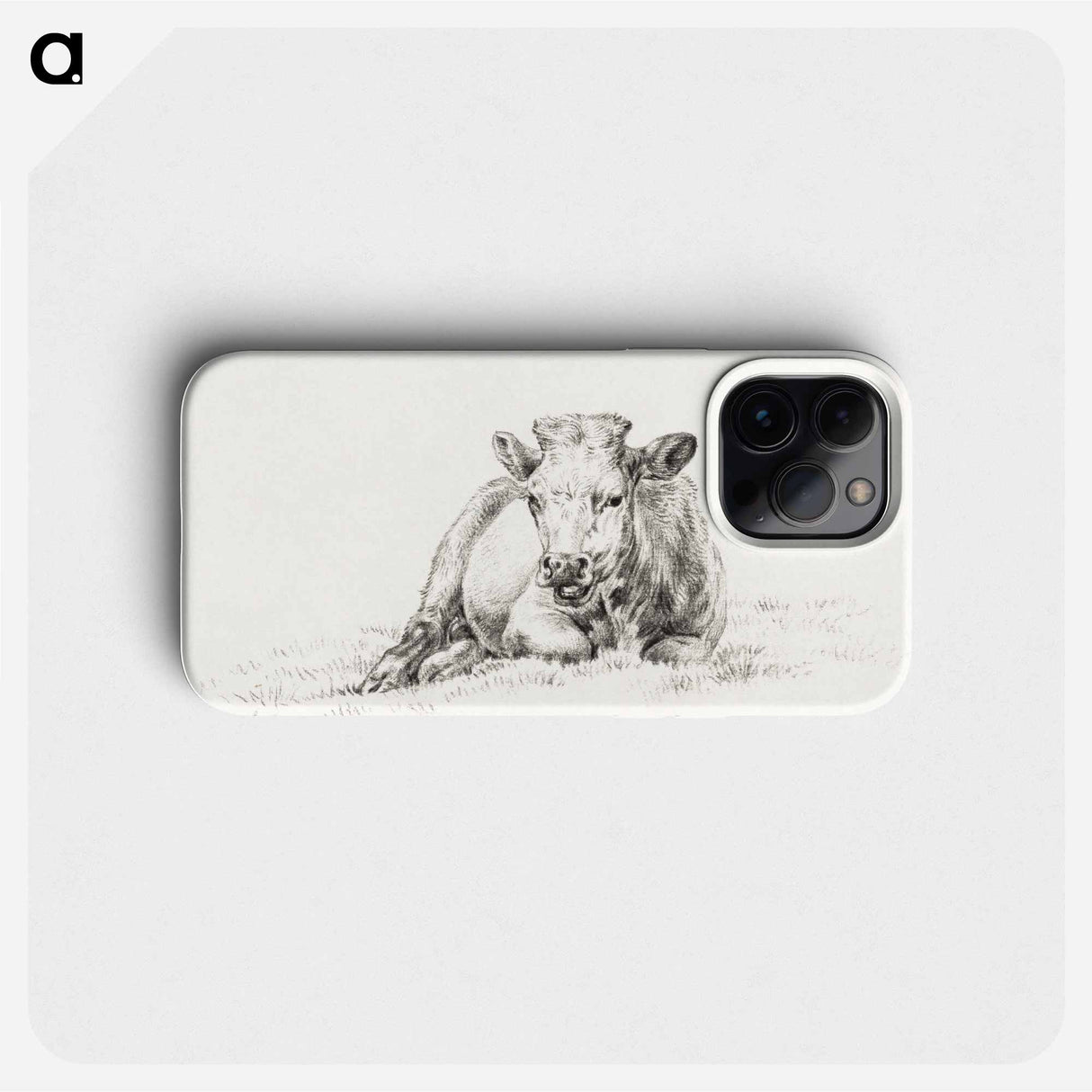Lying cow - ジャン ベルナール Phone Case.