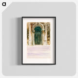 Green Door, Santa Maria della Salute - John Singer Sargent Poster.