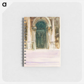 アートメモ帳-Green Door, Santa Maria della Salute - ジョン シンガー サージェント Memo.