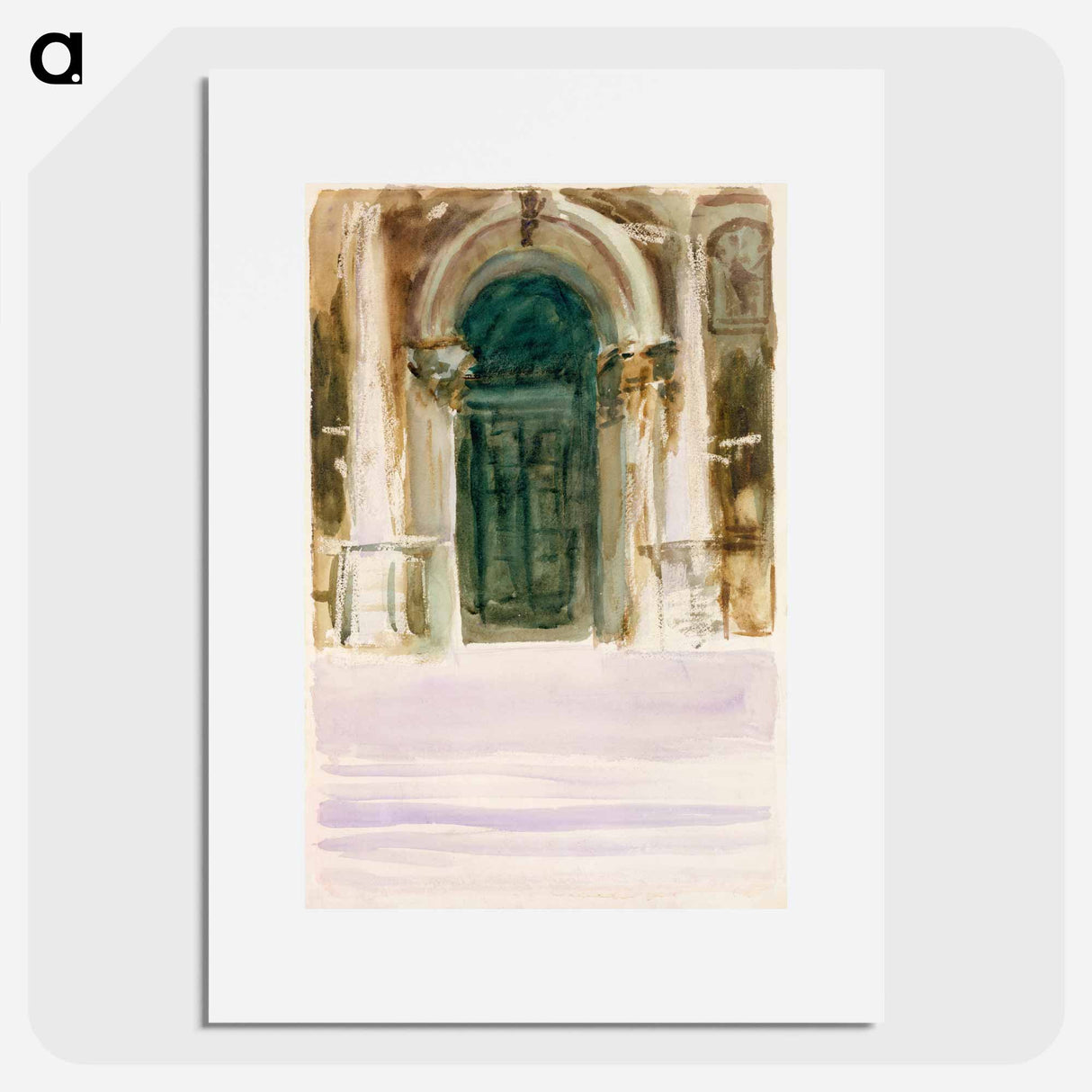 Green Door, Santa Maria della Salute - ジョン シンガー サージェント Poster.