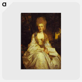 アートポストカード-Dorothy, Countess of Lisburne - ジョシュア レノルズ Postcard.
