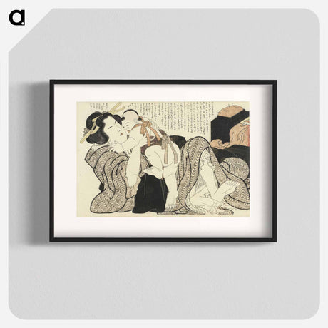アートポスター-Original public domain image from the Rijksmuseum. - 葛飾 北斎 Poster.
