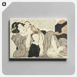 アートパネル-Original public domain image from the Rijksmuseum. - 葛飾 北斎 Canvas.