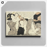 アートパネル-Original public domain image from the Rijksmuseum. - 葛飾 北斎 Canvas.