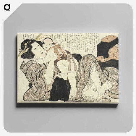 アートパネル-Original public domain image from the Rijksmuseum. - 葛飾 北斎 Canvas.