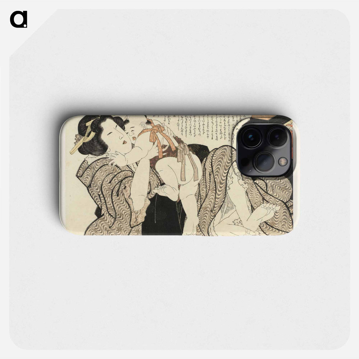 Original public domain image from the Rijksmuseum. - 葛飾 北斎 Phone Case.