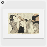アートポスター-Original public domain image from the Rijksmuseum. - 葛飾 北斎 Poster.