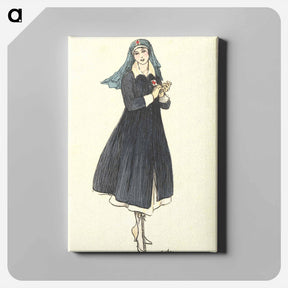 アートパネル-Nurse Holding Her Hands Together
 - 国立医学図書館 Canvas.