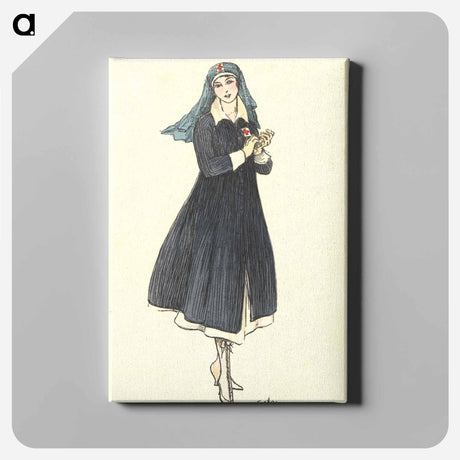 アートパネル-Nurse Holding Her Hands Together
 - 国立医学図書館 Canvas.