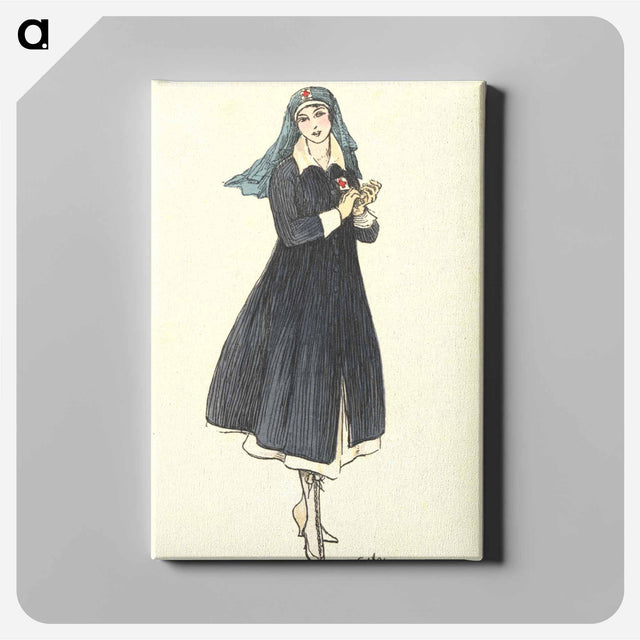 アートパネル-Nurse Holding Her Hands Together
 - 国立医学図書館 Canvas.