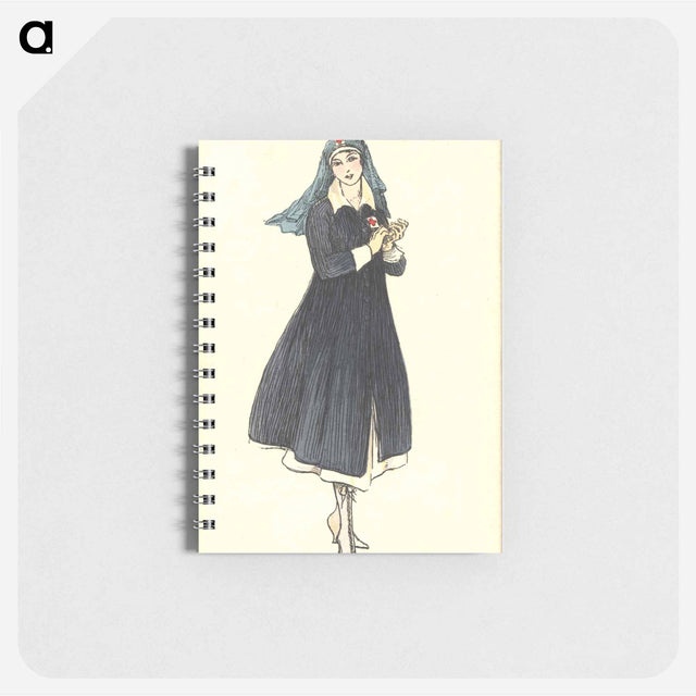 アートメモ帳-Nurse Holding Her Hands Together
 - 国立医学図書館 Memo.