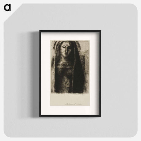 アートポスター-Princess Maleine (The Little Madonna) - オディロン ルドン Poster.