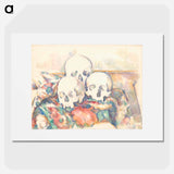 アートポスター-The Three Skulls - ポール セザンヌ Poster.