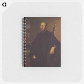 アートメモ帳-Portrait of a Painter with a Palm Leaf - ティツィアーノ ヴェチェッリオ Memo.