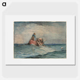 Hauling in the Nets - Winslow Homer Poster.