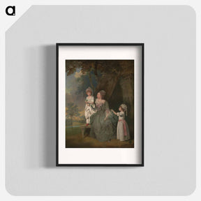 アートポスター-Mrs. Barclay and Her Children
 - イェール大学アートギャラリー Poster.