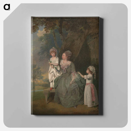 アートパネル-Mrs. Barclay and Her Children
 - イェール大学アートギャラリー Canvas.