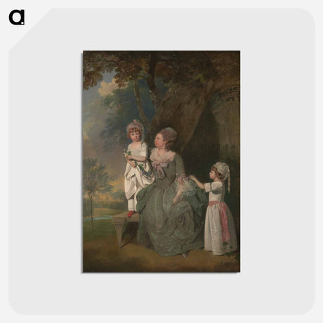 アートポストカード-Mrs. Barclay and Her Children
 - イェール大学アートギャラリー Postcard.