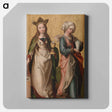 アートパネル-Saints Barbara and Mary Magdalene
 - バーンズ・コレクション Canvas.