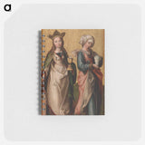 アートメモ帳-Saints Barbara and Mary Magdalene
 - バーンズ・コレクション Memo.