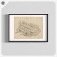 アートポスター-Sea Turtle (Emblem of Longevity) - 葛飾 北斎 Poster.