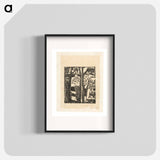 Woman Picking Fruit and Oviri - Paul Gauguin Poster.